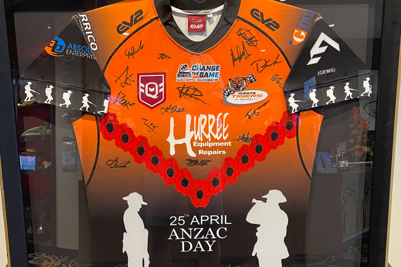 West Tigers ANZAC Day jersey