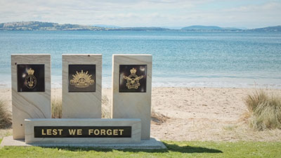 Scenic ANZAC Day locations